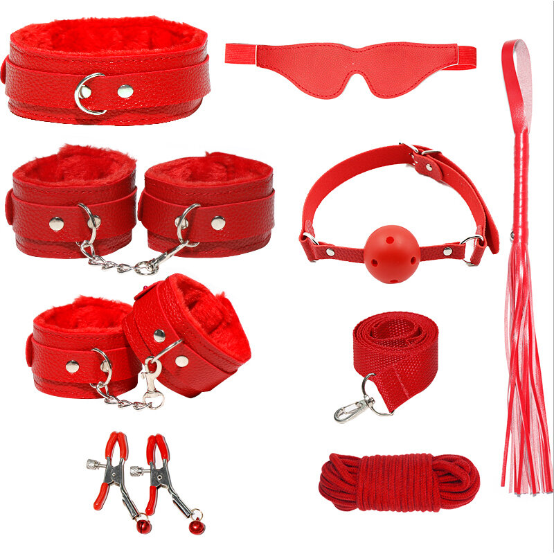 Plush Couture Wellness Kit Eight-Piece Set (Red, Boxed)