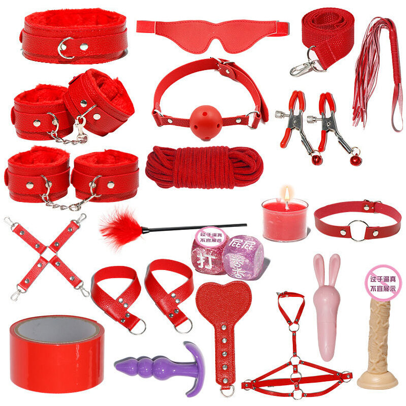 Plush Couture Wellness Kit Ten-Piece Set (Red, Boxed)