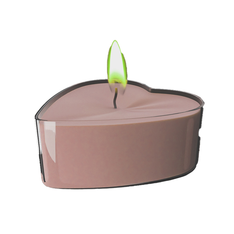 Sensual Massage Candle — Heart (Pink)