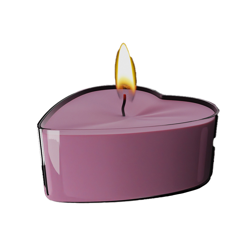 Sensual Massage Candle — Heart (Purple)